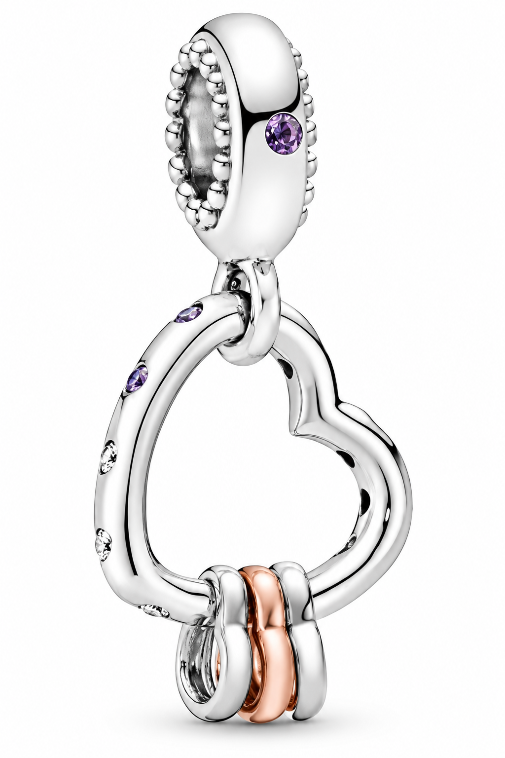 S925 Heart Full of Hearts Dangle Charm