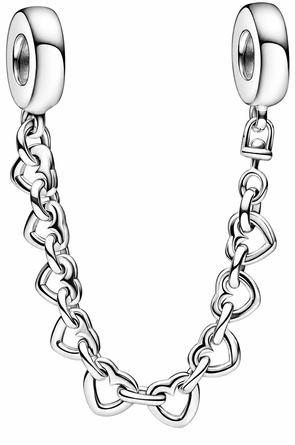 Heart Link Safety Chain Elegant Love