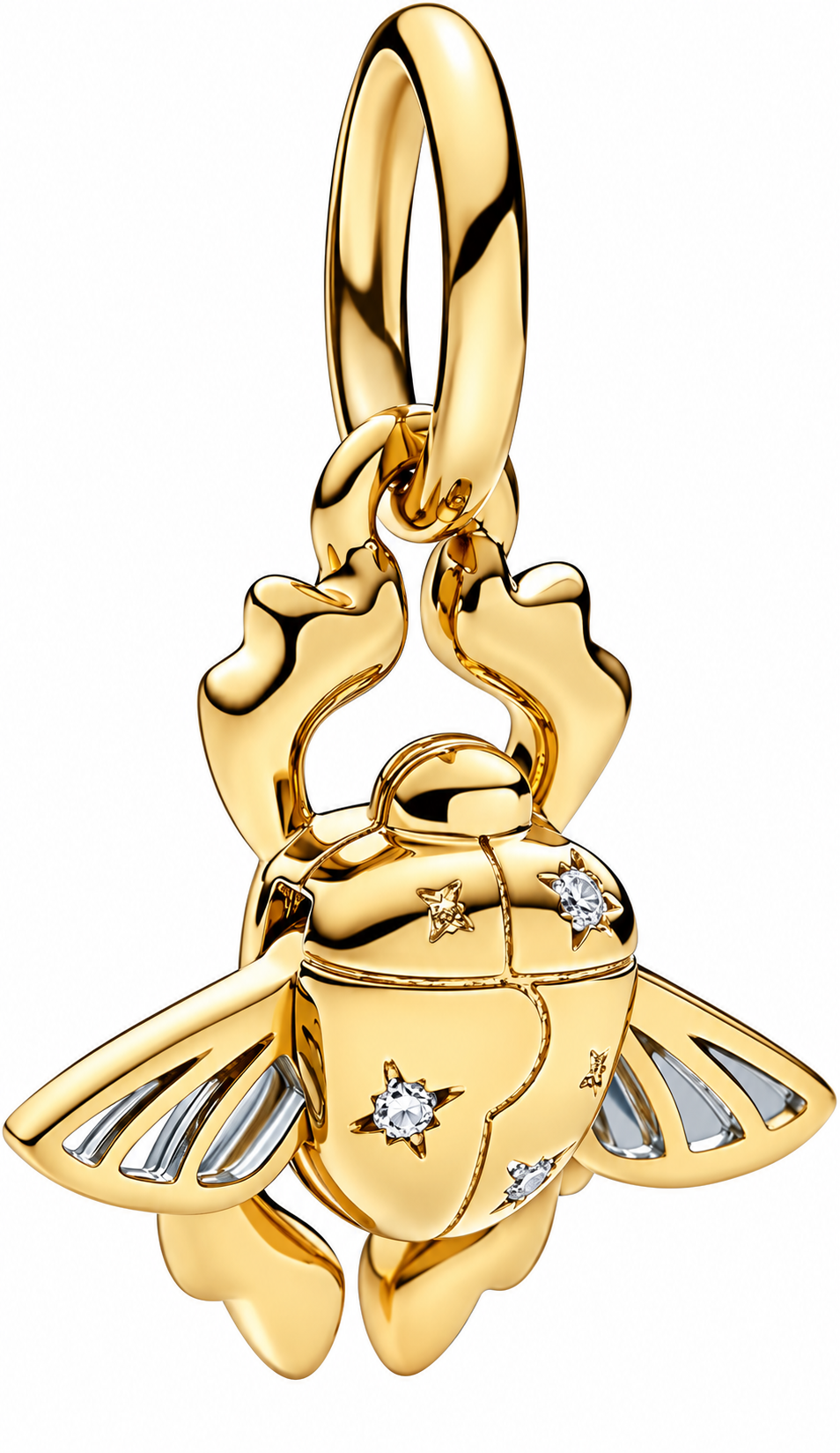 Gold Bumblebee Dangle Charm