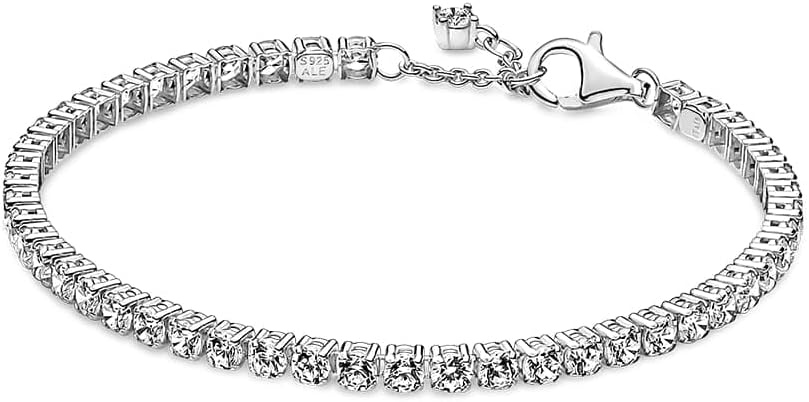 S925 Sparkling Tennis Bracelet Sterling silver