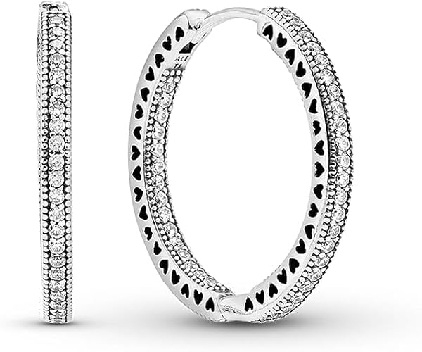 Sparkling Crystal Hoop Earrings