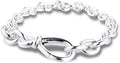 S925 Infinity Knot Snake Chain Bracelet Sterling silver