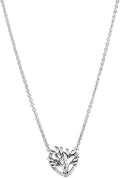 Elegant Tree of Life Heart Pendant Necklace
