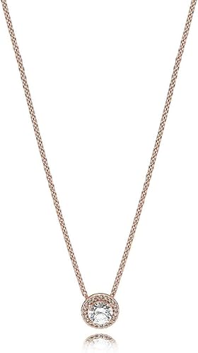 S925 Rose Gold Classic Elegance Necklace