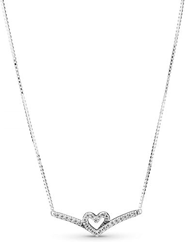 Double Heart Crystal Necklace – Sparkling Love Pendant with Delicate Chain
