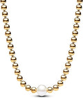 Treated Freshwater Cultured Pearl & Beads Collier Necklace