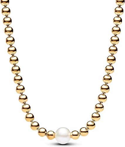 Treated Freshwater Cultured Pearl & Beads Collier Necklace