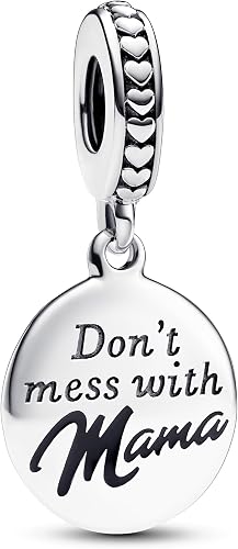 Don’t Mess with Mama Round Dangle Charm