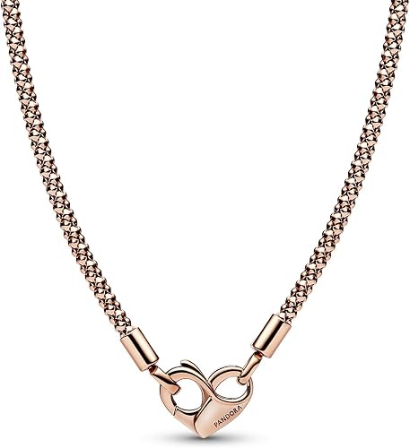 Rose Gold Moments Studded Chain Necklace