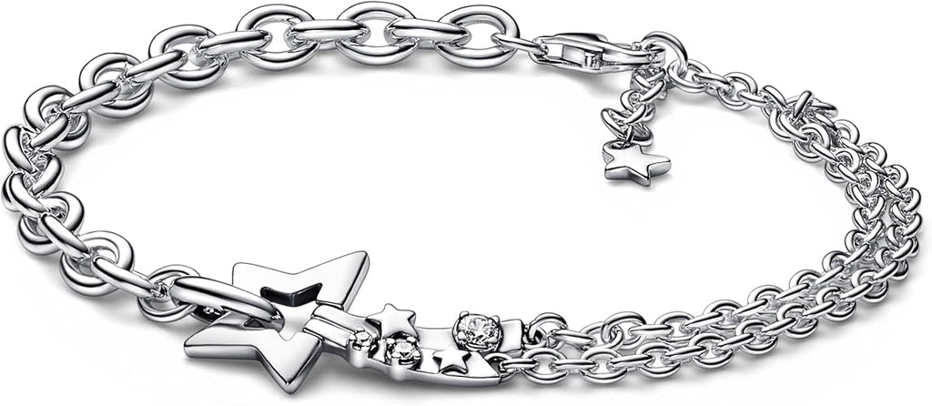 Shooting Star Double Chain Bracelet S925