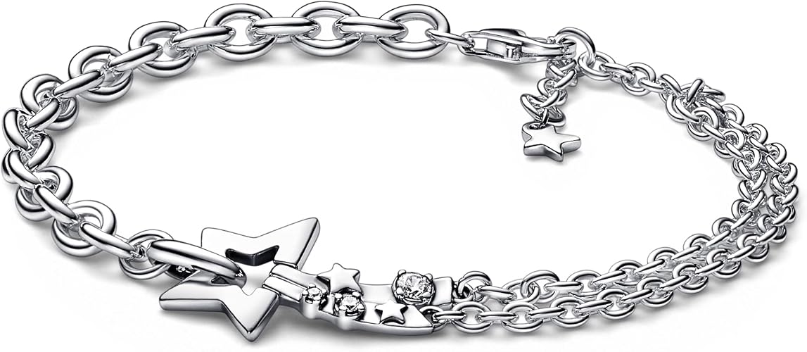 Shooting Star Double Chain Bracelet S925