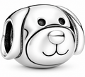 Puppy Face Charm S925 Sterling Silver