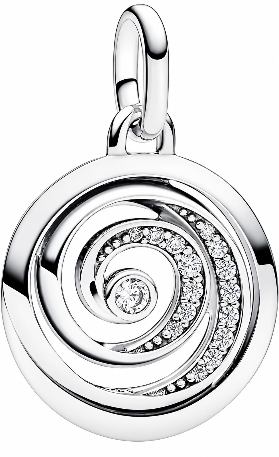 ME Sterling Silver Yin & Yang Medallion Charm