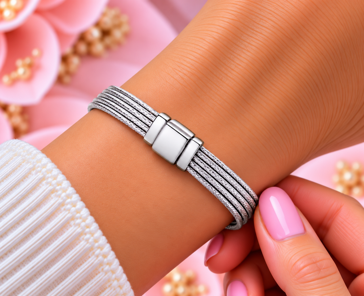 S925 Reflexions multi snake chain silver bracelet Sterling silver