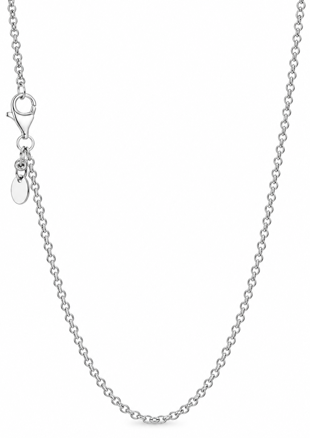 Delicate Cable Chain Necklace with Adjustable Lobster Clasp