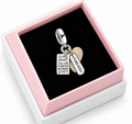 True Friends Are Never Apart Triple Dangle Charm