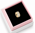 Sparkling Crystal Spacer Charm
