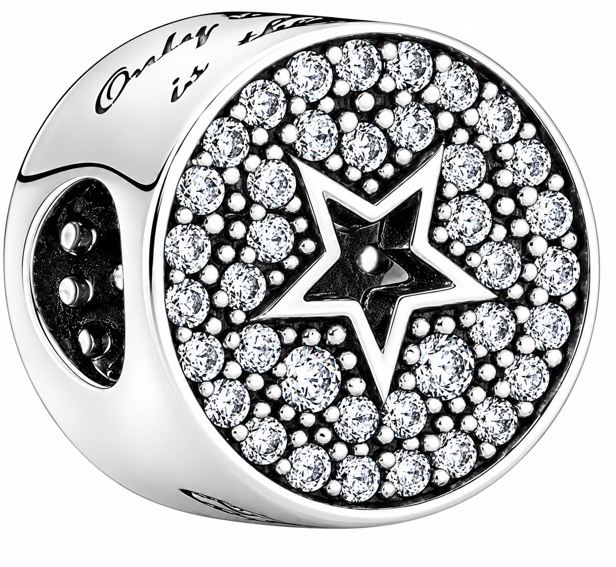 Pavé & Star Congratulations Charm