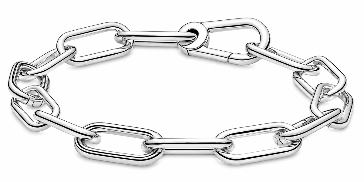 Medium-Link Chain Bracelet With Statement Clasp