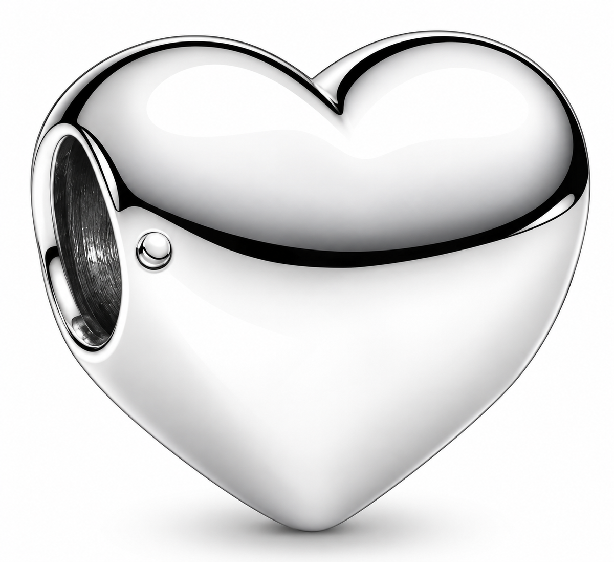 Classic Silver Heart Love Charm