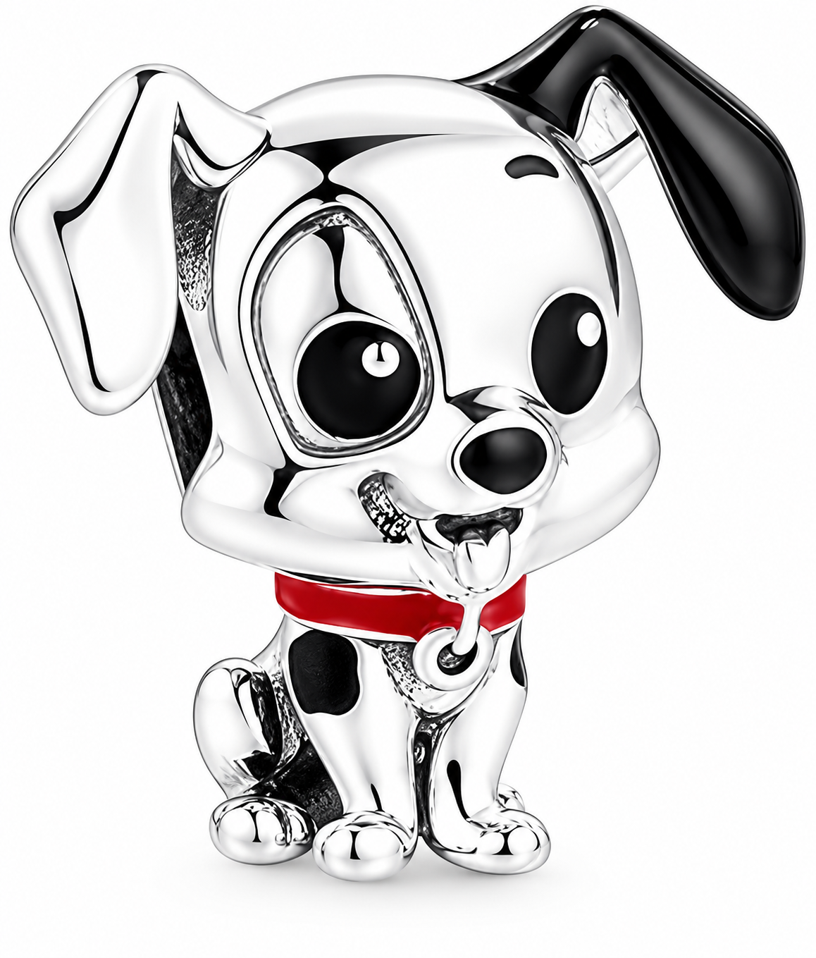 Dalmatian Puppy Dog Charm with Red Collar