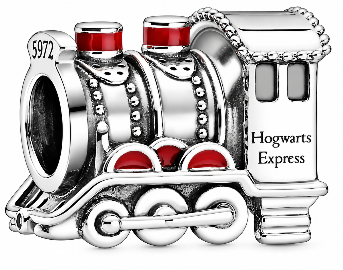 Harry Potter Magical Silver Hogwarts Express Train Charm