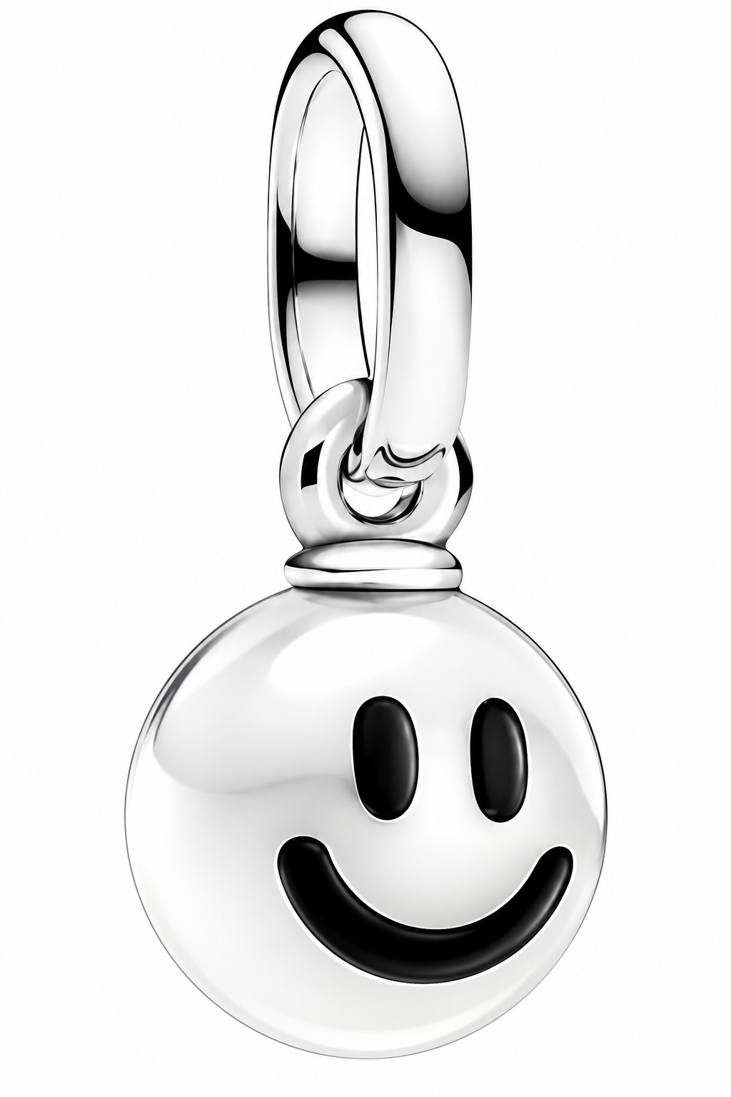 Smiley Face Dangle Charm – Happy Smile Pendant for Charm Bracelets