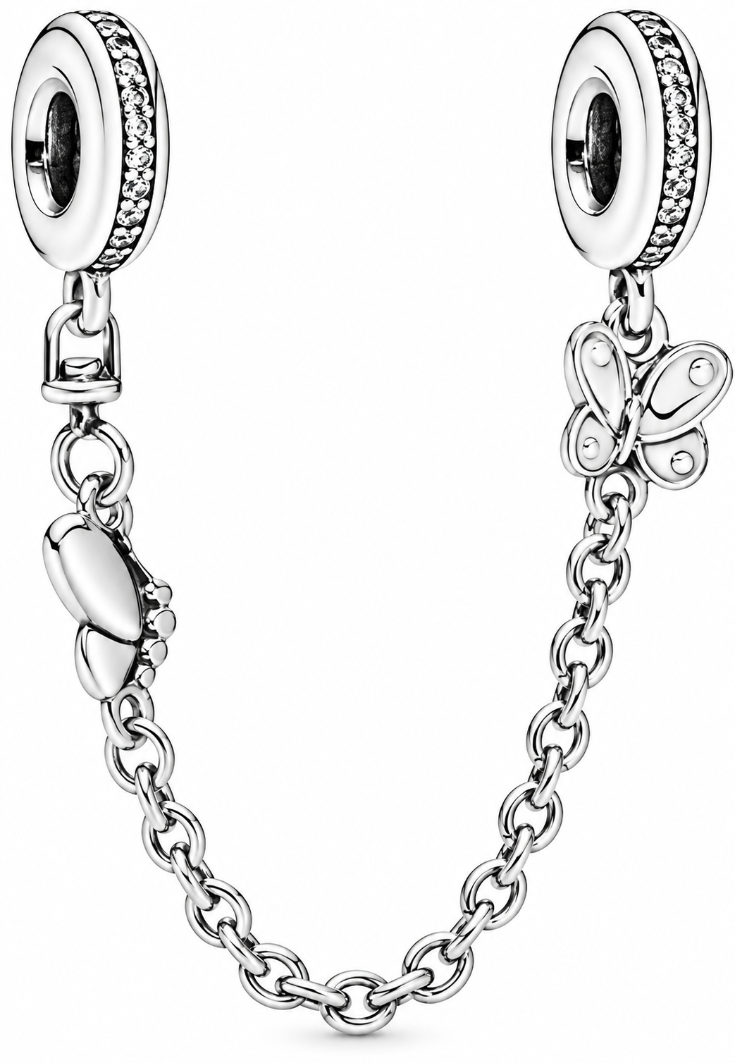 S925 Butterfly Safety Chain