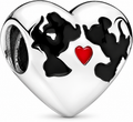 Disney Mickey and Minnie Kiss Charm