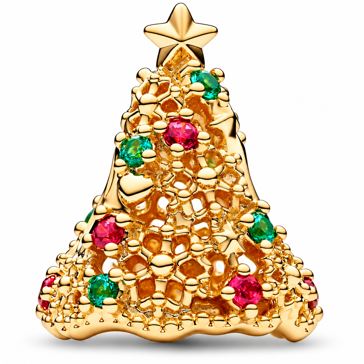 Glitter Christmas Tree Charm