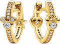 Disney Mickey Mouse & Minnie Mouse Sparkling Hoop Earrings