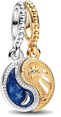 Celestial Sun & Moon Yin Yang Dangle Charm